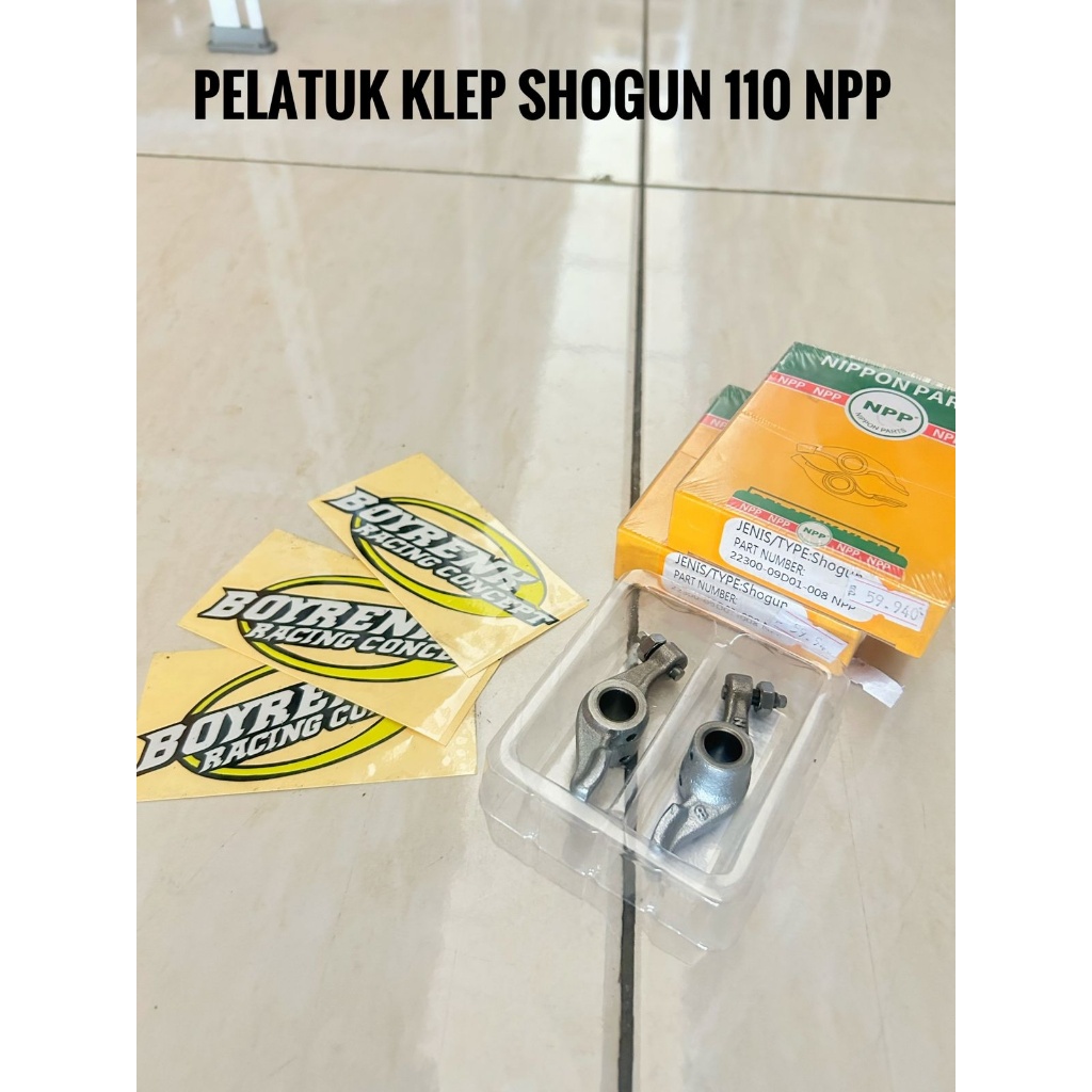 TEMPLAR / PELATUK KLEP ROCKER ARM SHOGUN 110 NPP - BOYRENK RACING CONCEPT