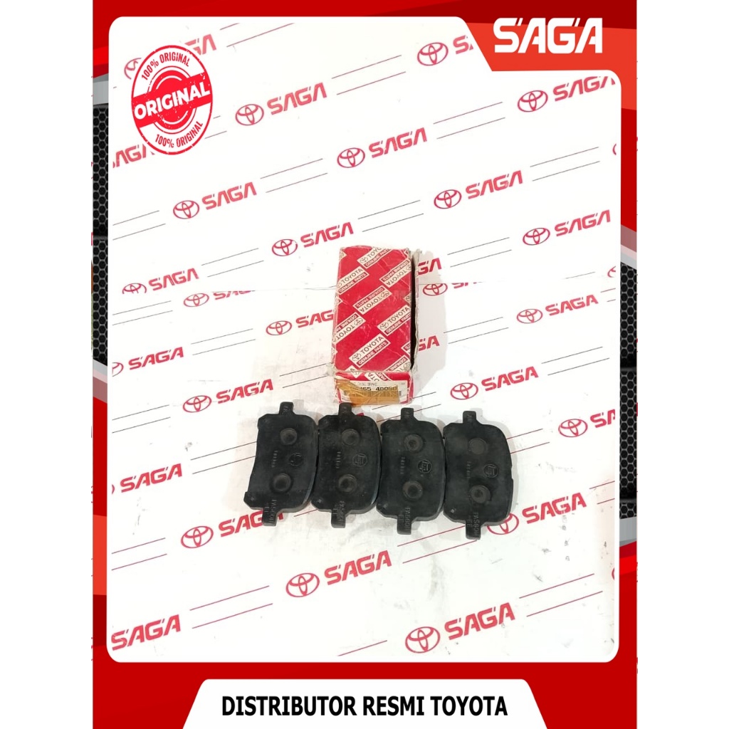 SAGA | Sepatu Rem Depan Harrier 2000 Kampas Rem Depan Toyota Harrier 2000-2001 Original 04465-48050