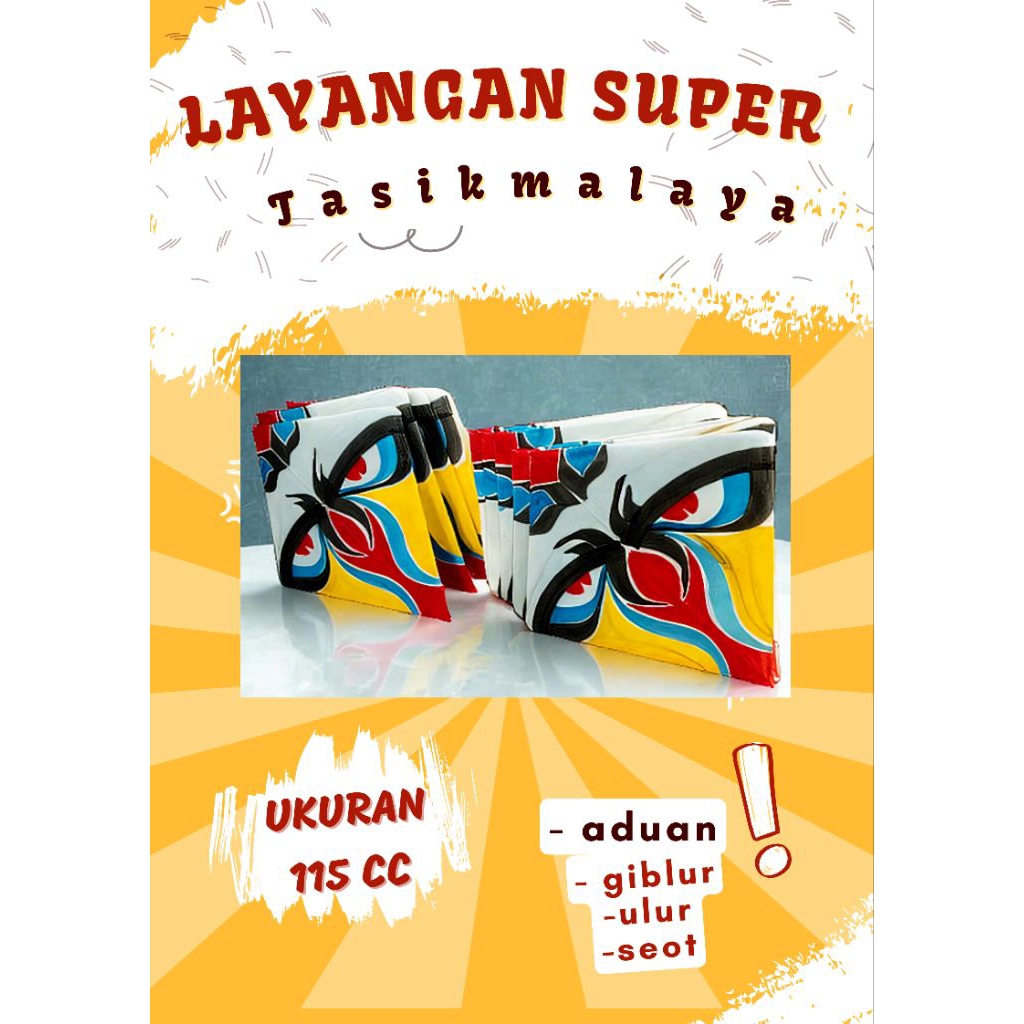 Layangan besar ulur giblur kertas enza (ukuran mix105-115)(isi 10 pcs)free packing+babblewarp
