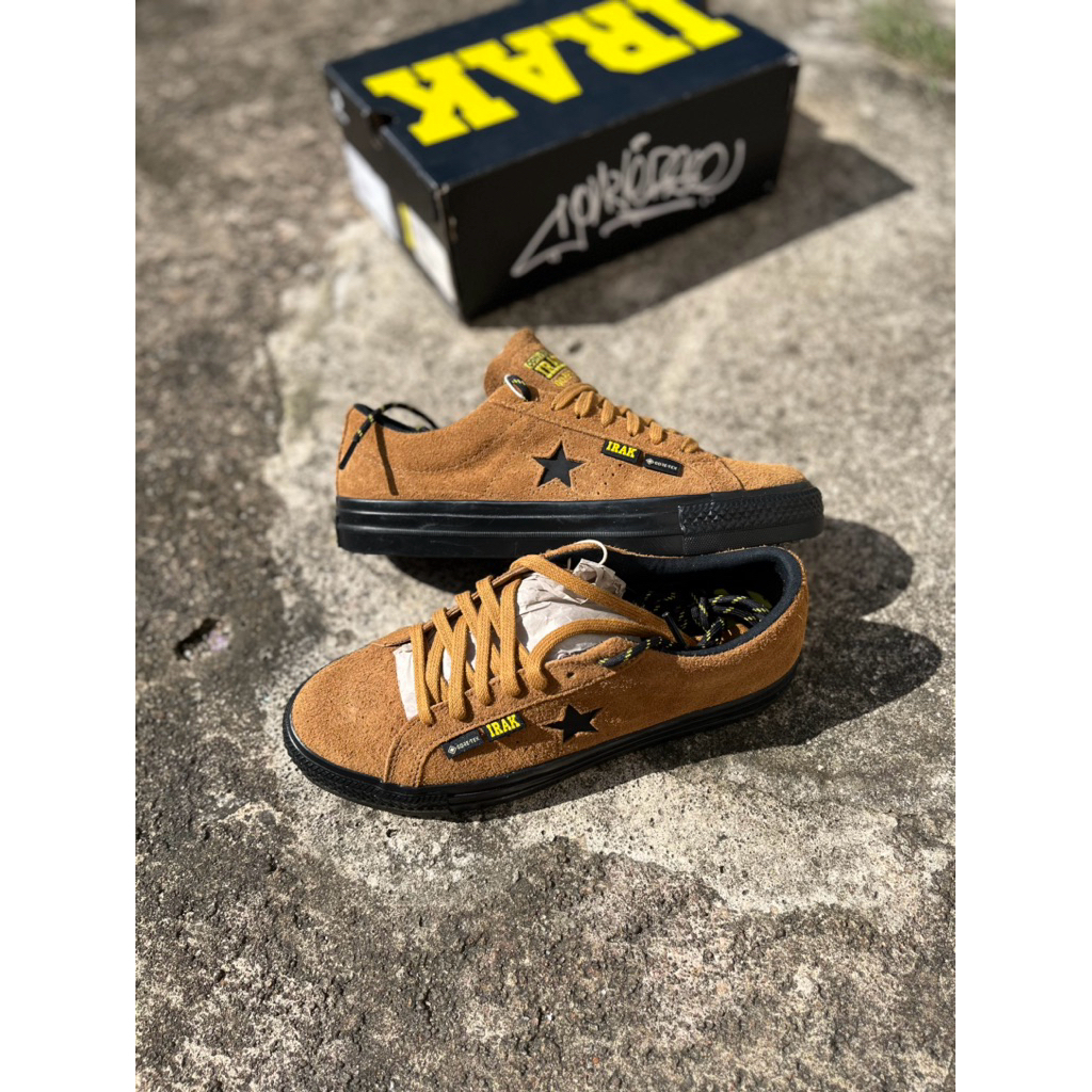 CONVERSE ONE STAR IRAK BROWN GORETEX 100% ORIGINAL