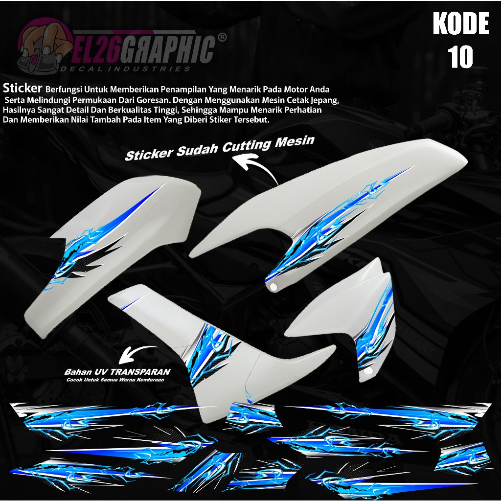 10 STRIPING YAMAHA NMAX OLD VARIASI - STICKER VARIASI MOTOR NMAX OLD