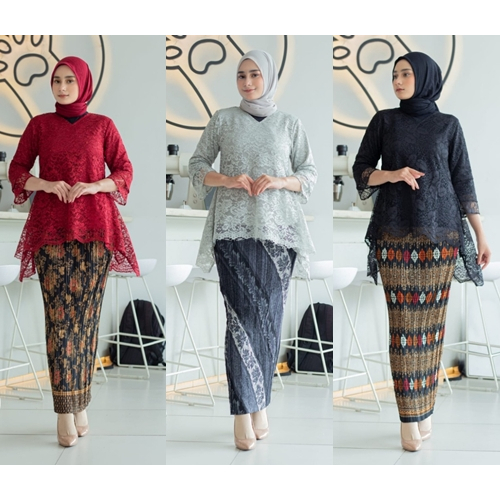 ATASAN RINJANI BRUKAT / KEBAYA BRUKAT RINJANI / ATASAN MODERN / KEBAYA WISUDA DAN PESTA / KEBAYA RIN