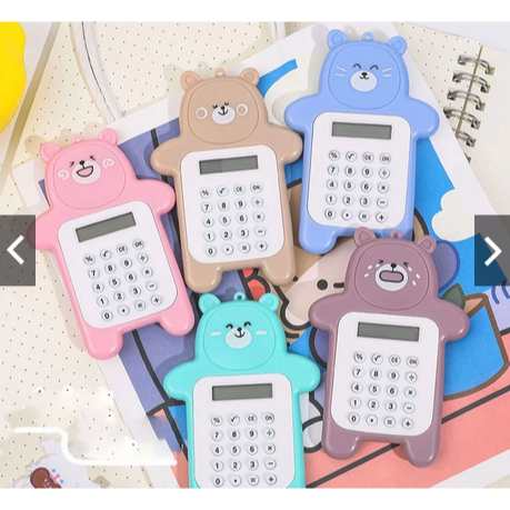 

Calculator Mini Portable Motif Bear Lucu Kalkulator Portable Mini Beruang Kalkulator Unik Kalkulator 8 Digit Mini Portable Kalkulator