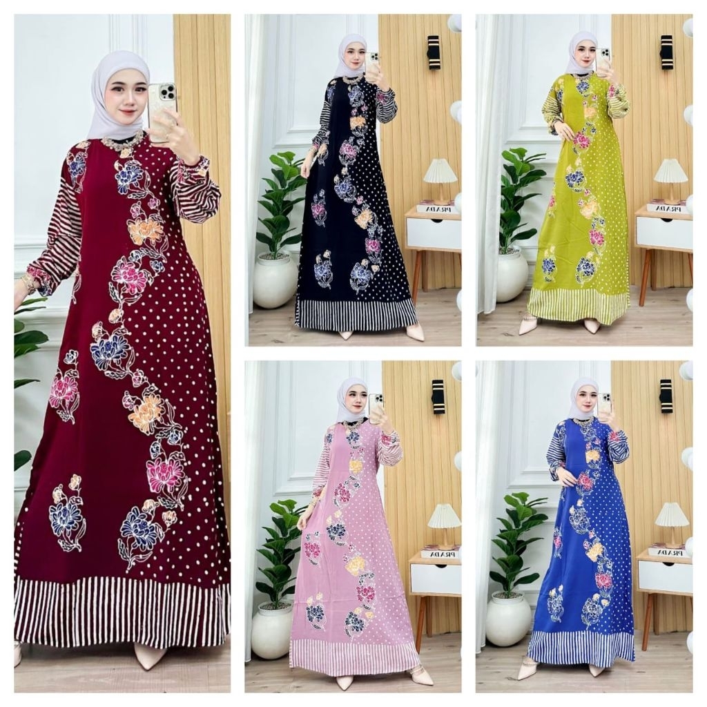 abaya batik cap analisa soft