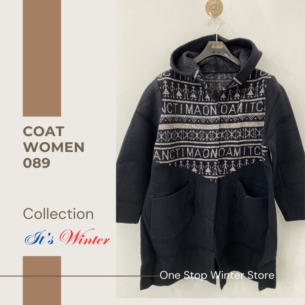 Coat Hoodie Women 089 Musim Dingin Wanita Ladies Winter Coat Musim Dingin Pakaian Musim Dingin