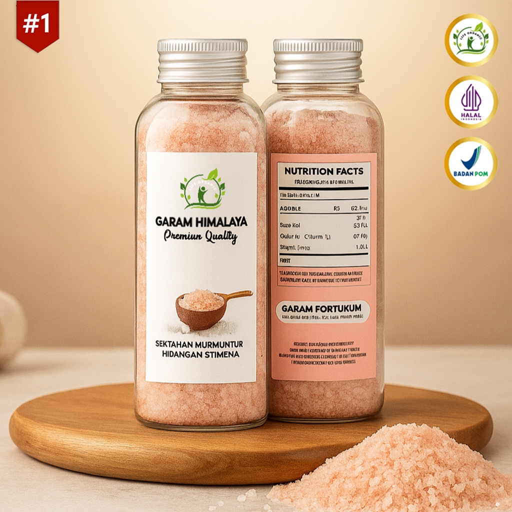 

garam himalaya pink kristal 200gr | garam sehat kaya mineral