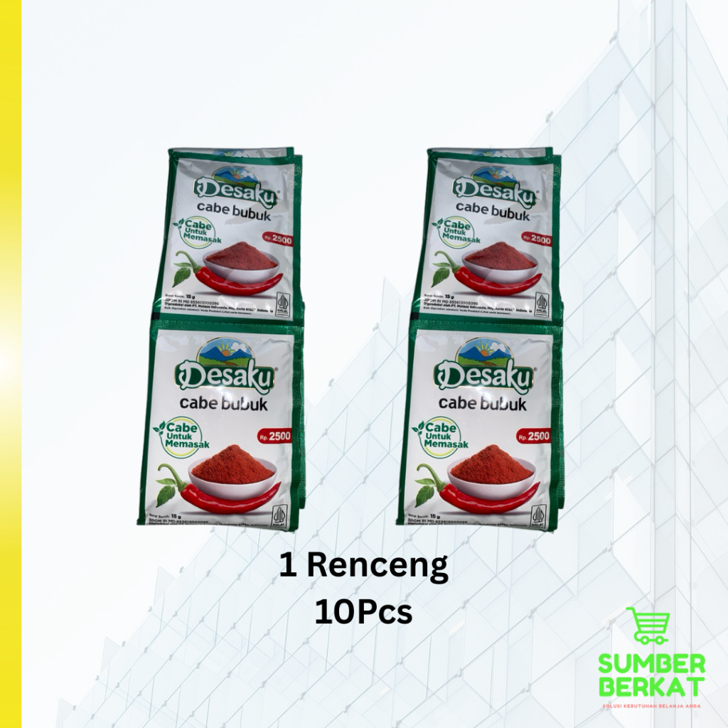 

Desaku Cabe Bubuk Renceng 10Pcs