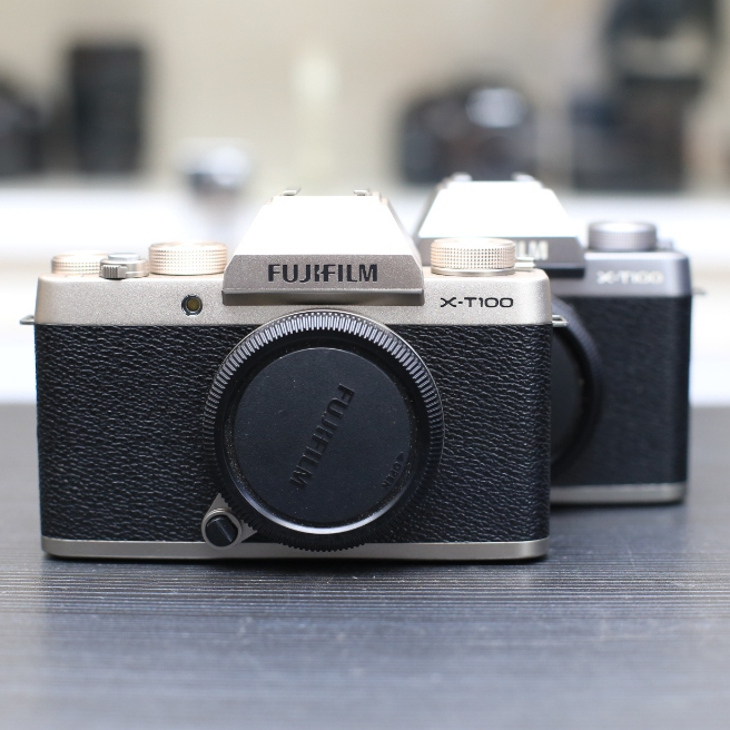 Kamera Mirrorless FUJIFILM XT100 Body Only X-T100 / XT 100 / X T100 - Tanpa Lensa Good Condition
