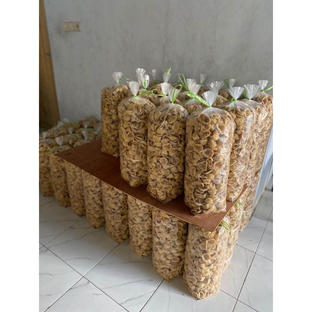 

kerupuk tahu bulat belah original gurih renyah kemasan 2kg