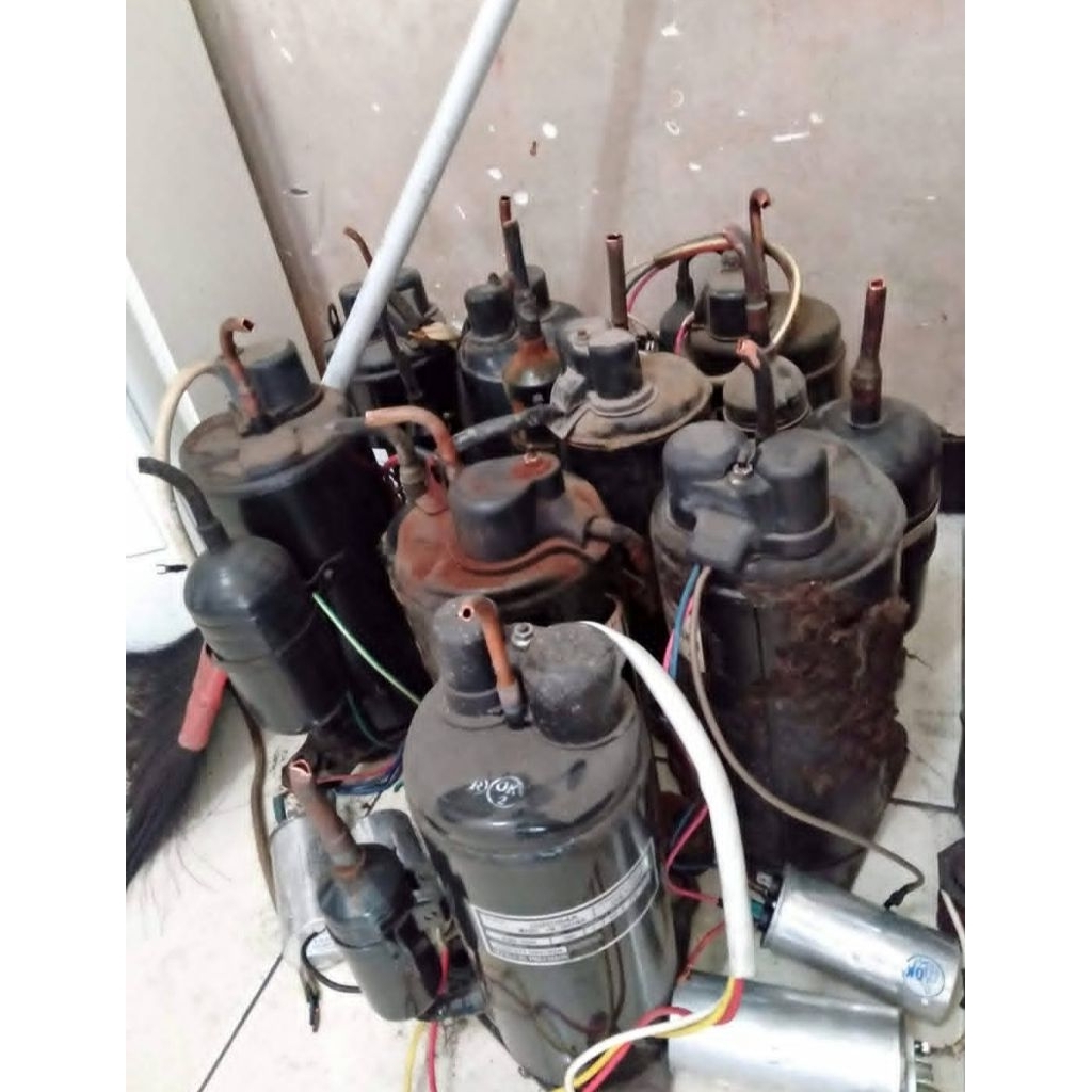 kompresor AC split 1/2pk - 3/4pk - 1pk ORI copotan R22 R32 R410