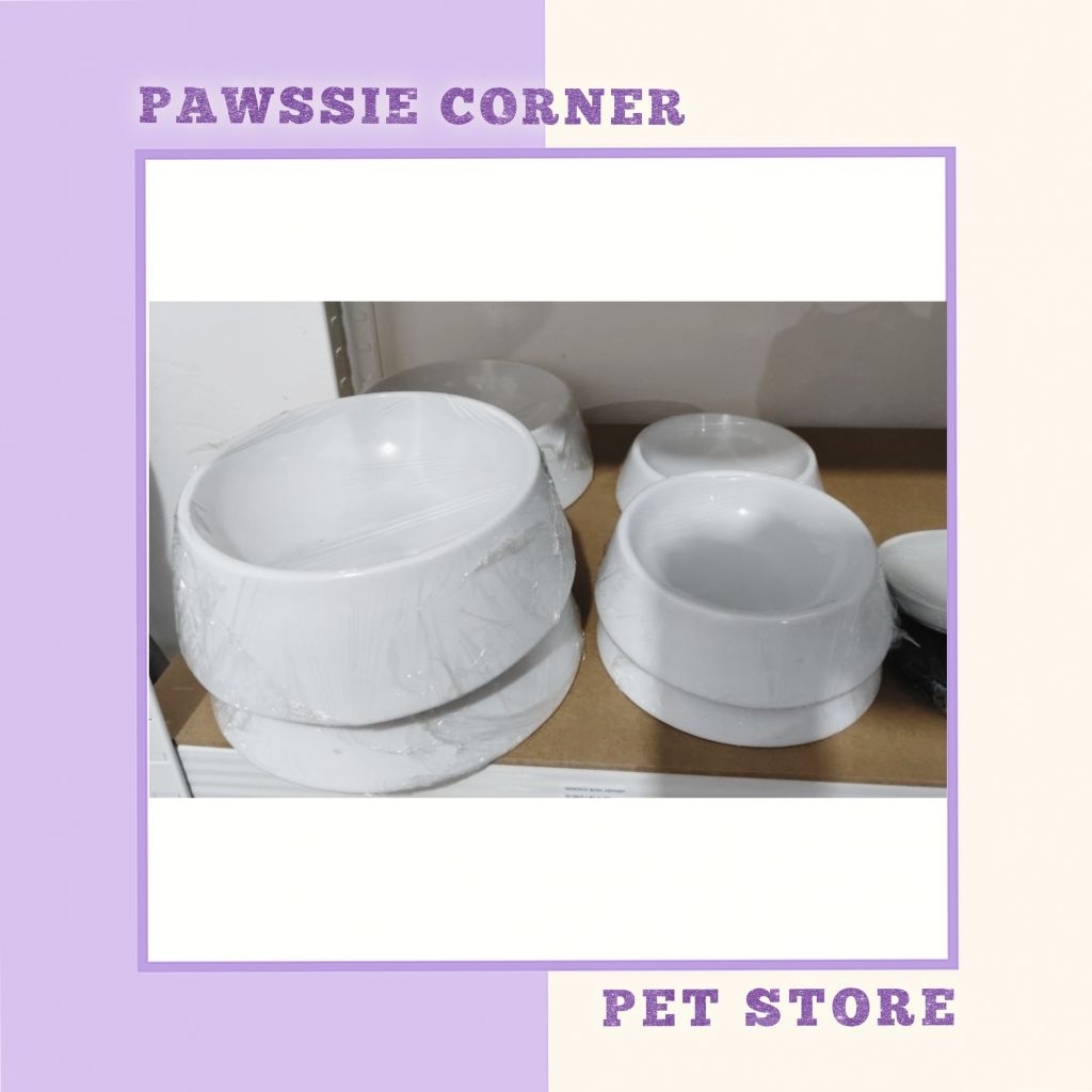 TEMPAT MAKAN ANJING/KUCING BHN KERAMIK & PLASTIK