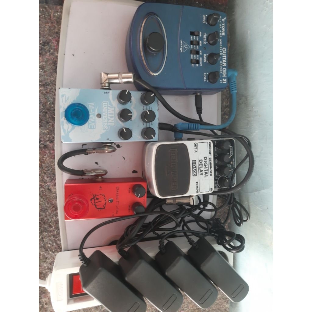 pedal efek gitar 1 set