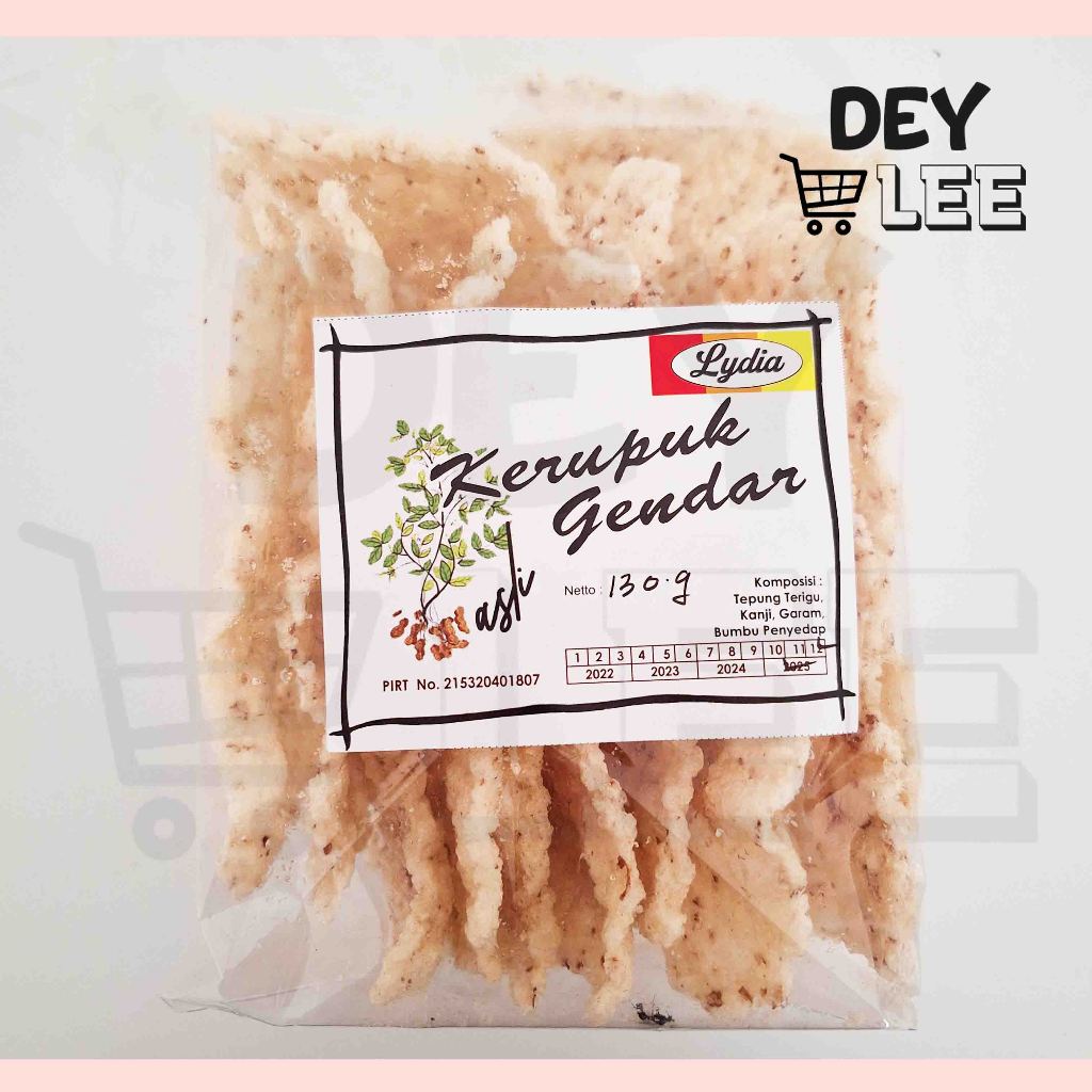 

Kerupuk Gendar LYDIA 130gr Cemilan Gurih Halal Bandung