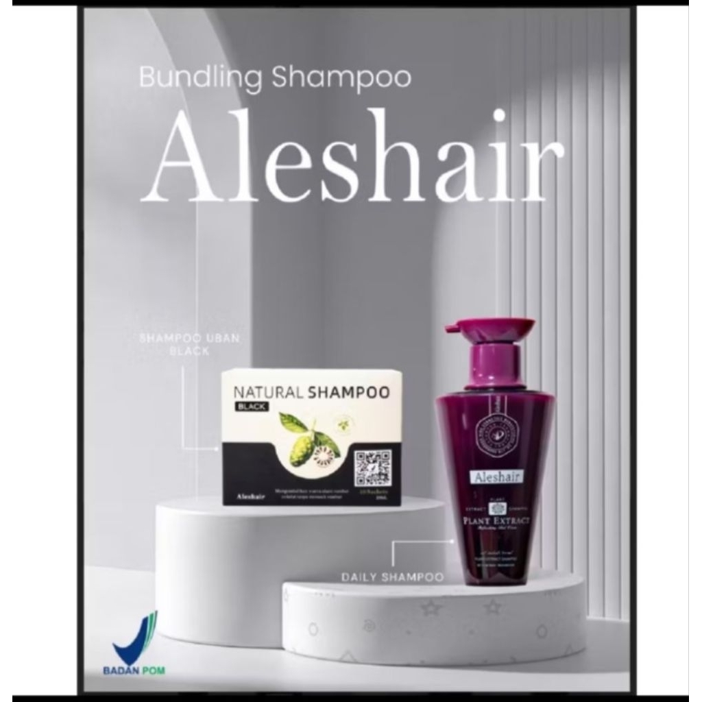 Bundling Shampoo Aleshair + Shampoo Natural