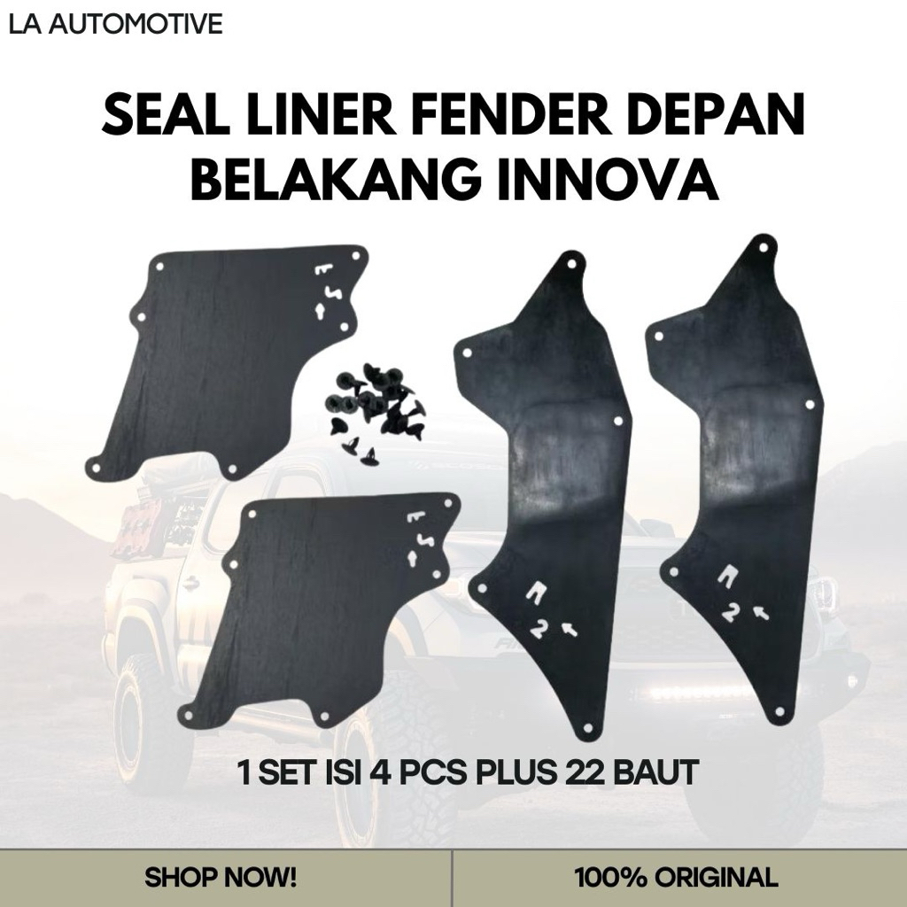 SEAL LINER FENDER DEPAN BELAKANG INNOVA