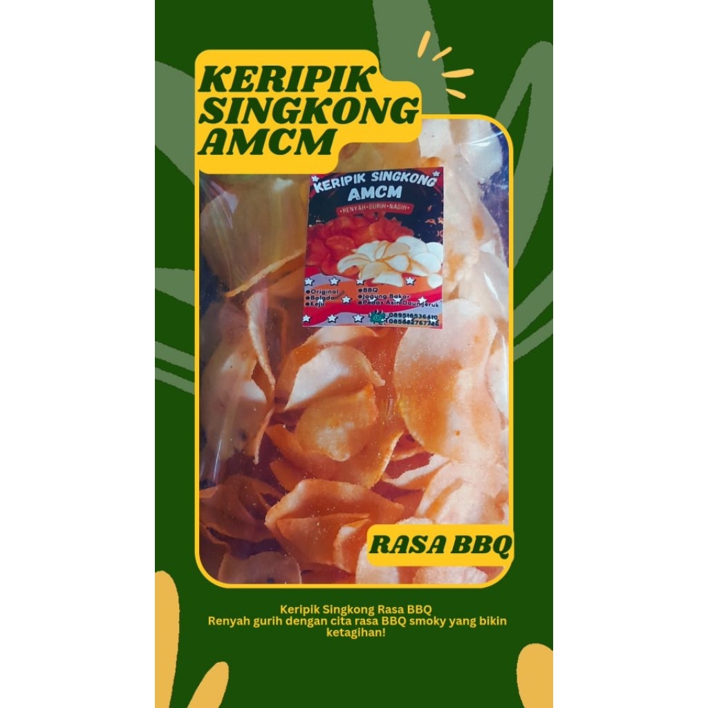 

Kripik singkong BBQ