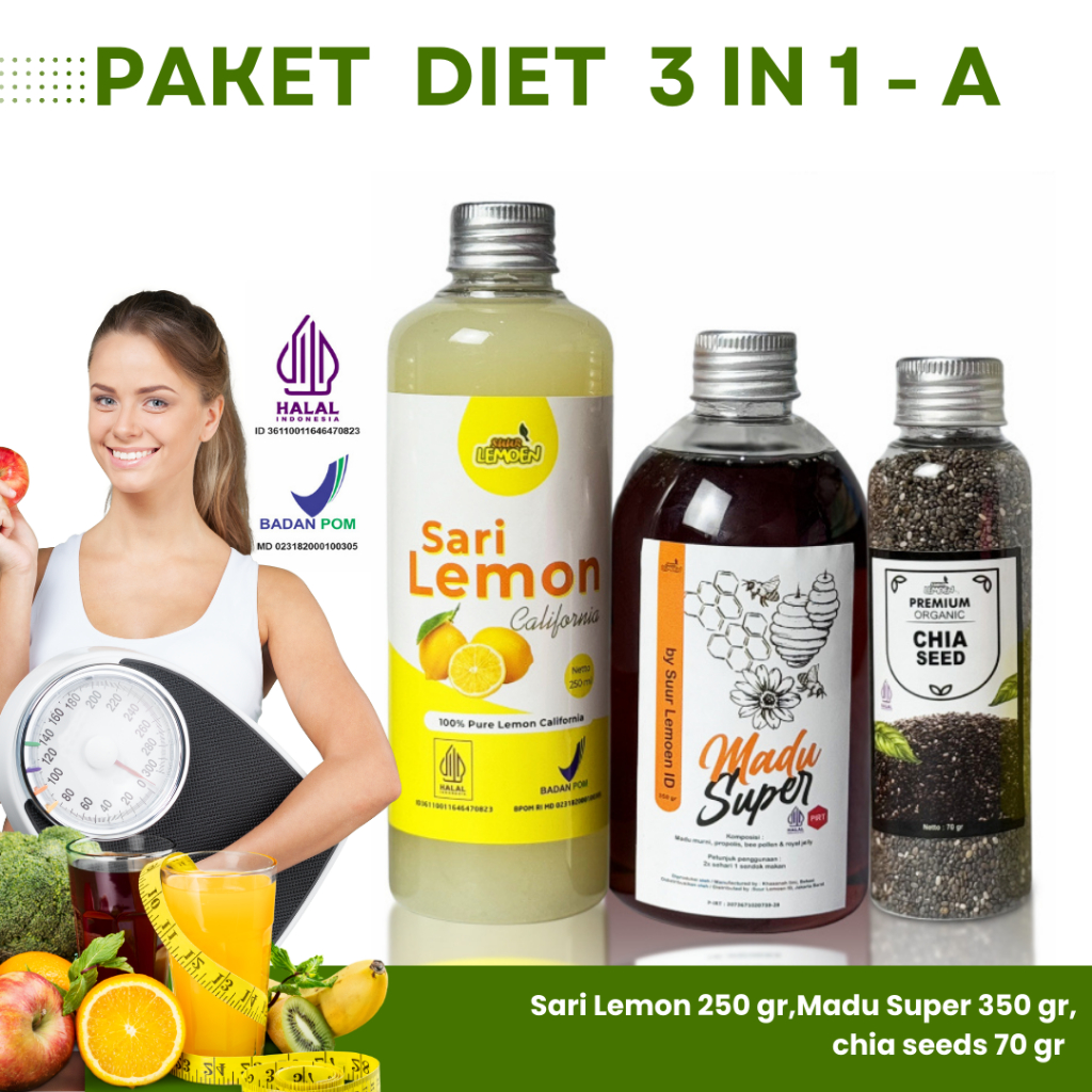 

Paket Diet Detox Imunitas Original Cuka Apel Nanas Sari Lemon Chia Seed Madu Super Garam Himalaya