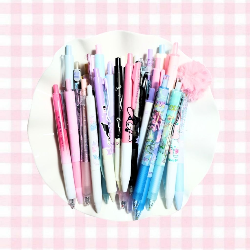 

sanrio guangbo assorted pen blind box selected my melody hello kitty kuromi cinnamorol pochacco pompompurin hangyodon disney princess ariel snow white tiana cinderella mikko