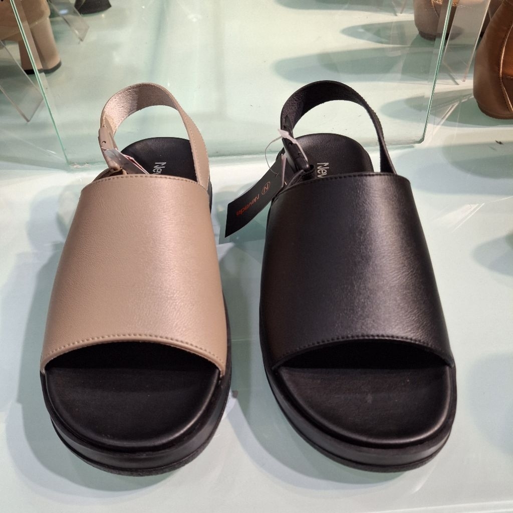 Nevada sepatu sandal wedges 3cm wanita ringan & original size 36-40