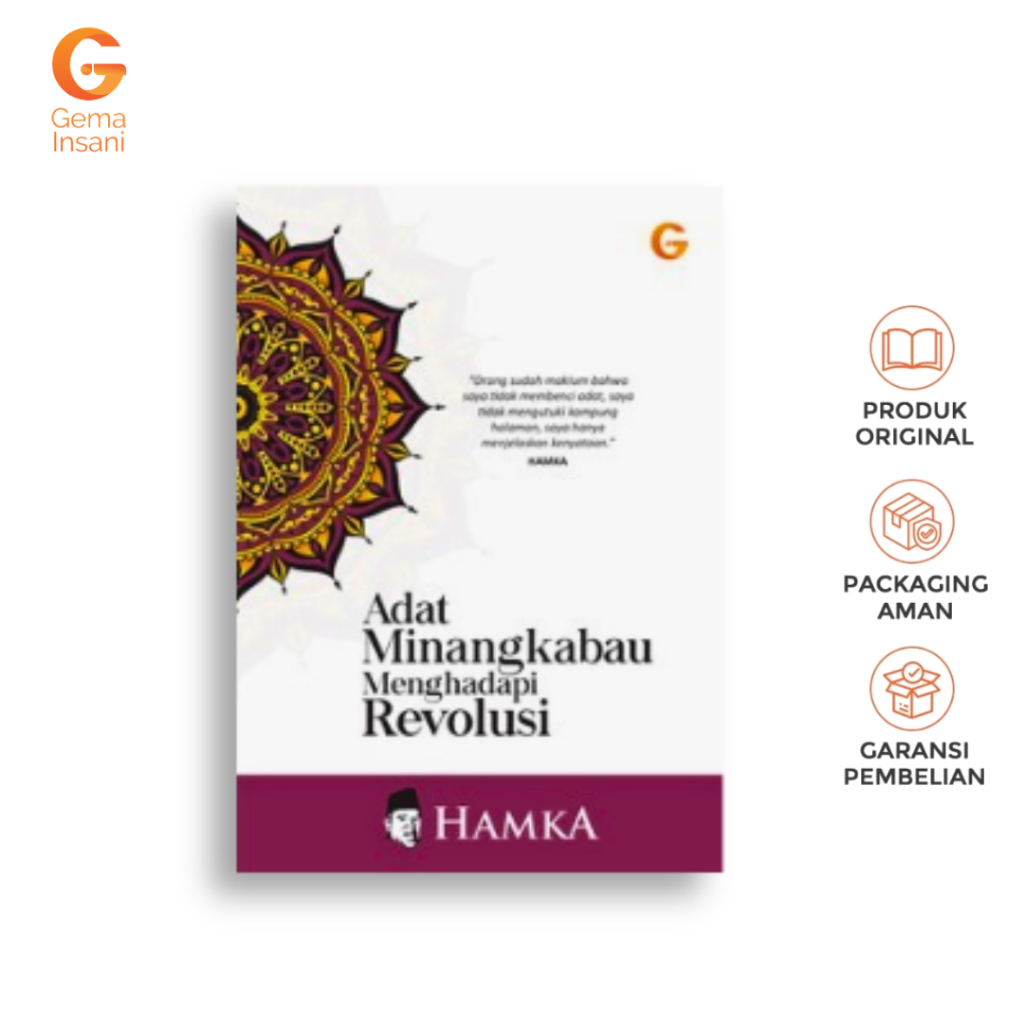 Gema Insani Buku Hamka Adat Minangkabau Menghadapi Revolusi Book Of Revolution Penulis Buya Hamka