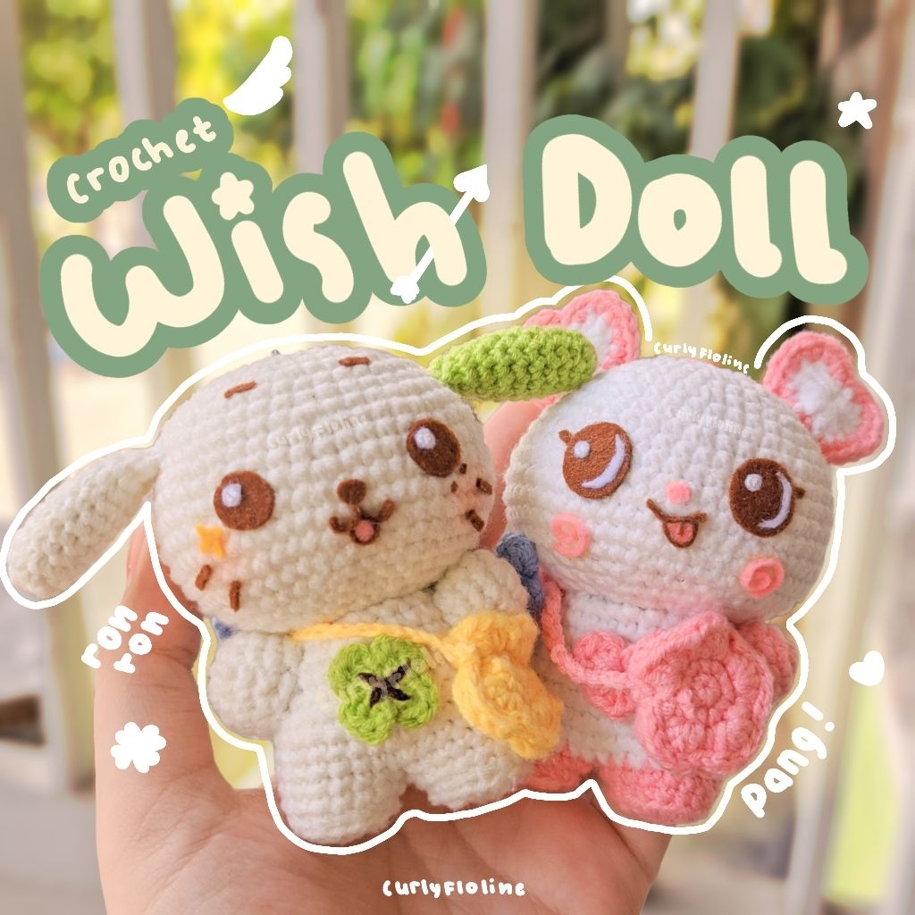 [PO] NCT WISH DOLL crochet amigurumi bubblenyang ronron pang plushie keychain