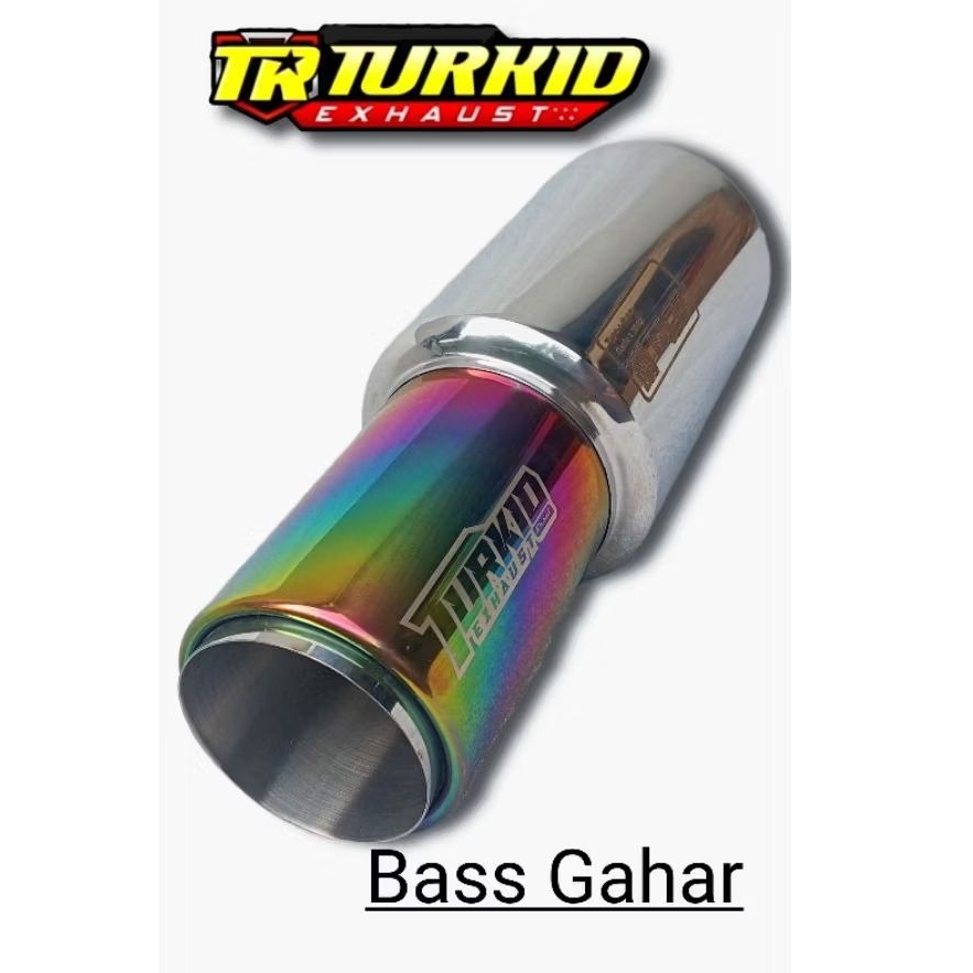 Knalpot Mobil Racing Turkid Original Bass Gahar full stainless