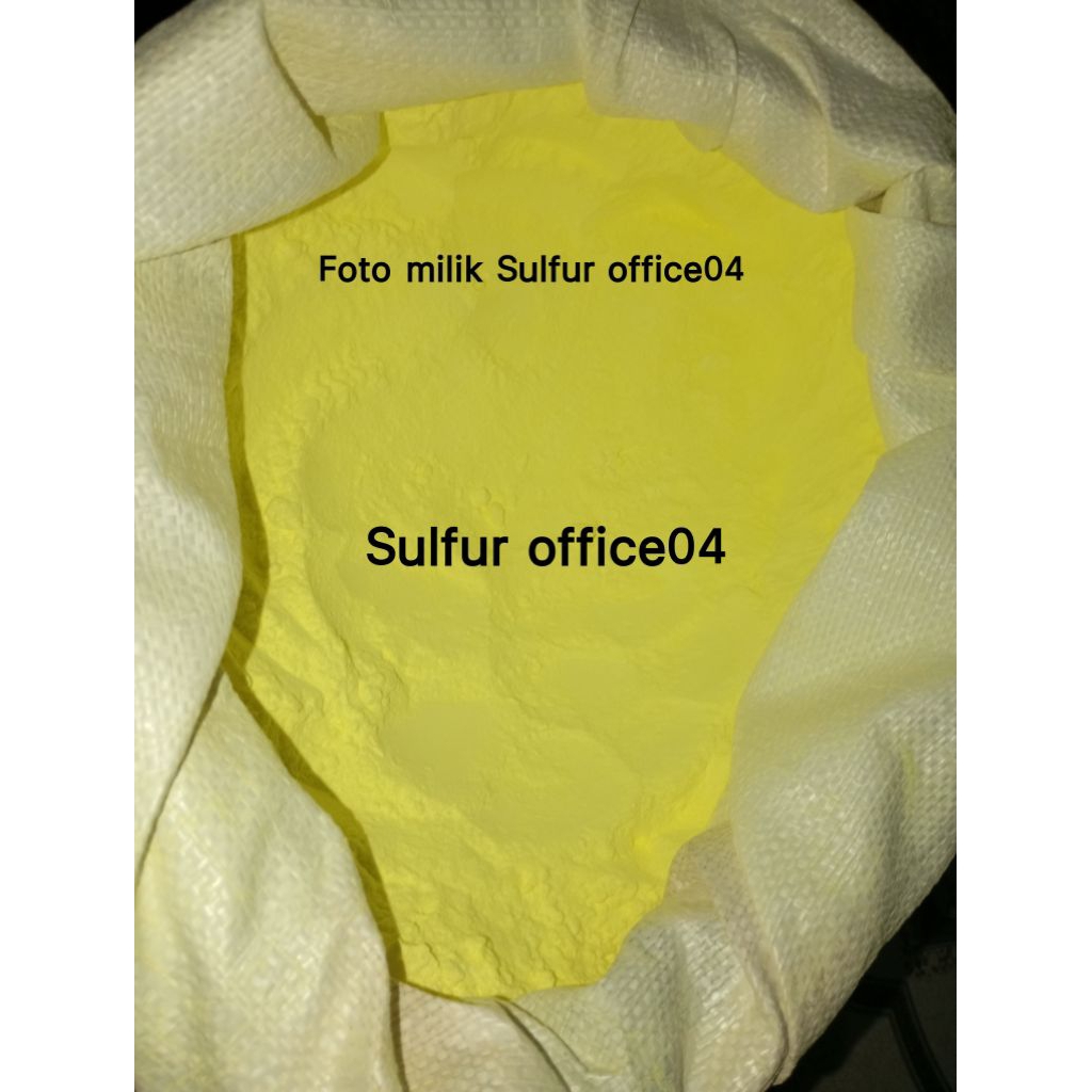 Sulfur powder Murni 20kg