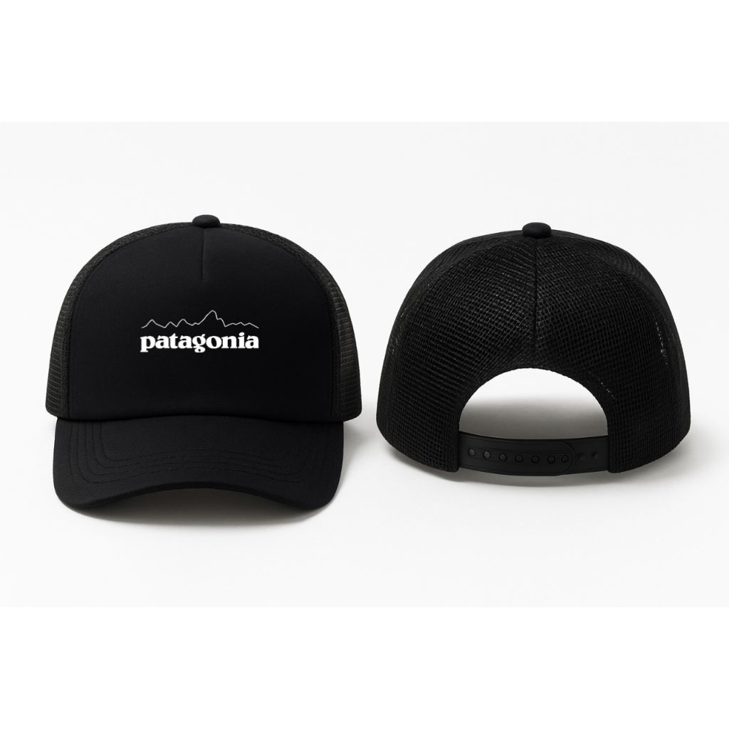 Topi jaring truckers pria wanita topi outdoor sablon tnf unisex