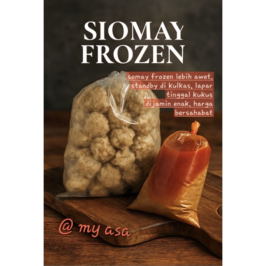 

Somay Frozen isi 50 pcs + bumbu dijamin enak, harga bersahabat