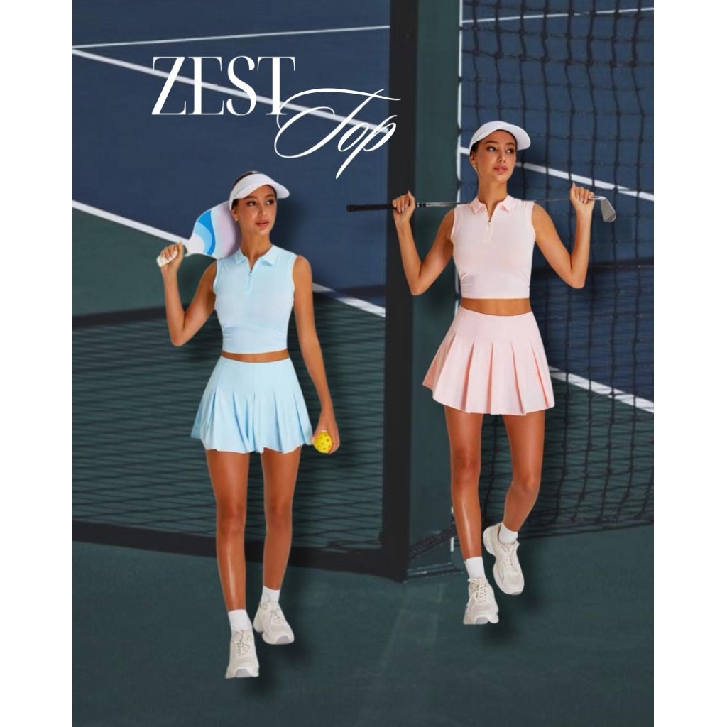 Zest top atasan olahraga wanita tennis padel golf