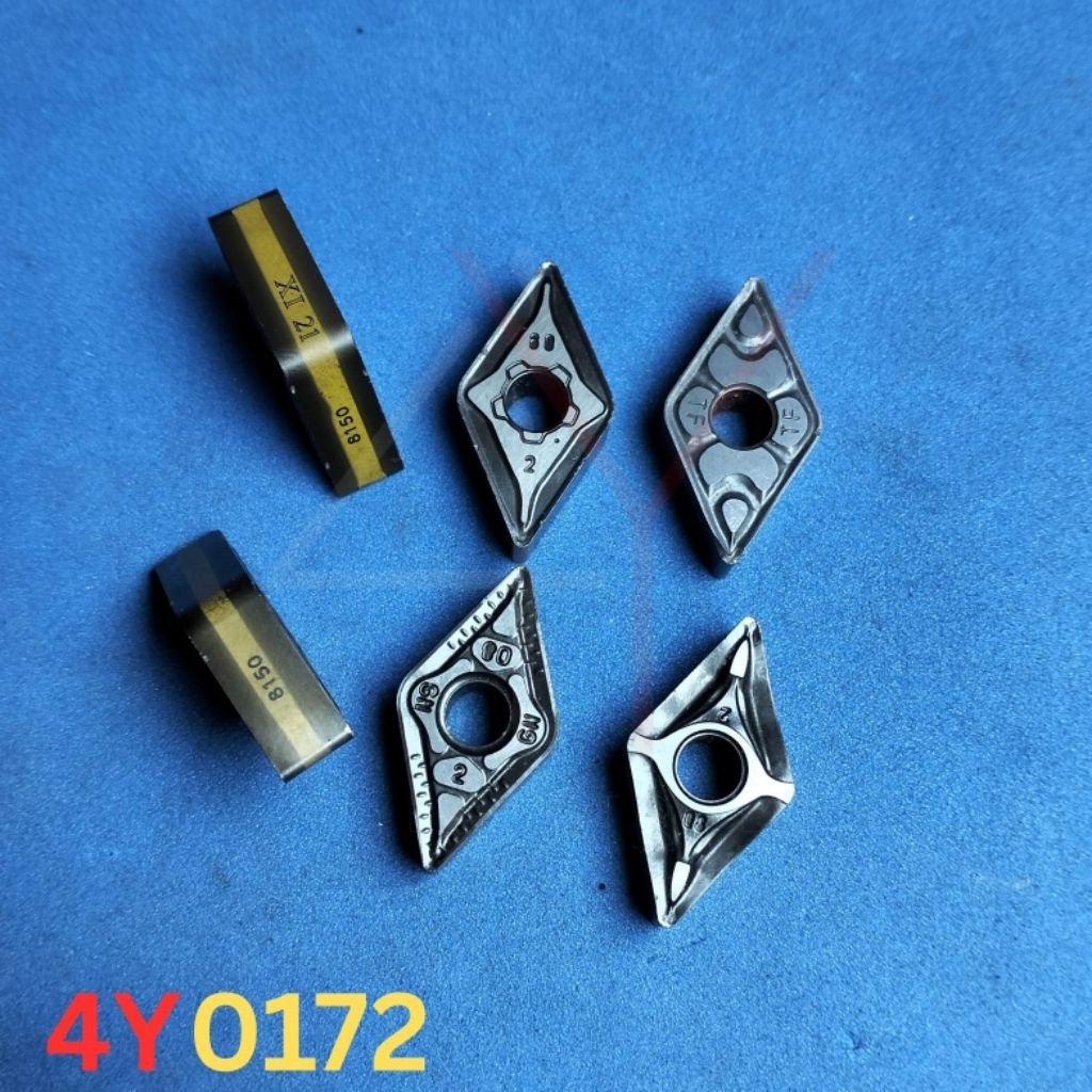 INSERT DNMG15 DNMG 15 ISCAR DNMG15 0608 | DNMG150608 Insert Bubut Carbide seken