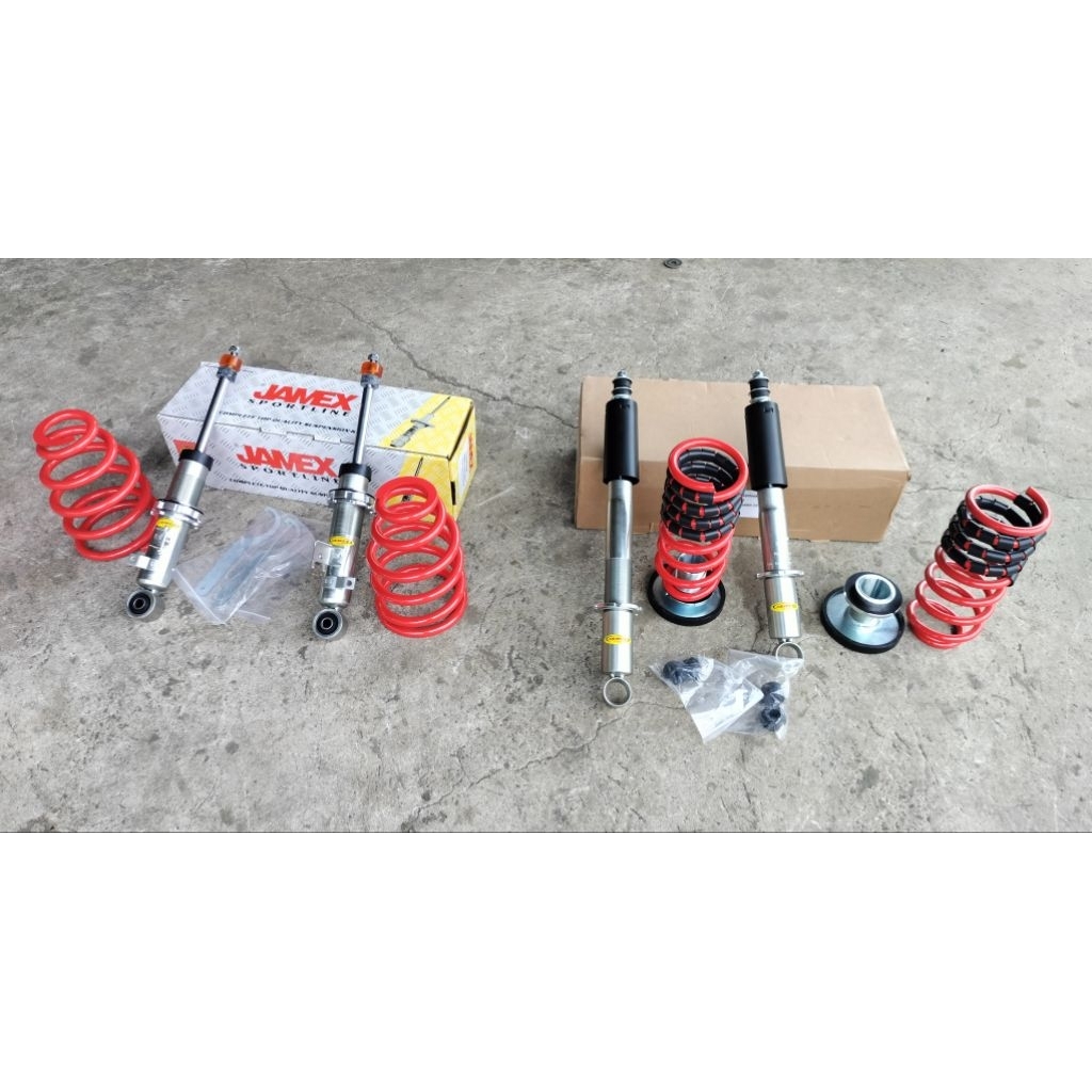 coilover depan belakang semua toyota innova asli jamex