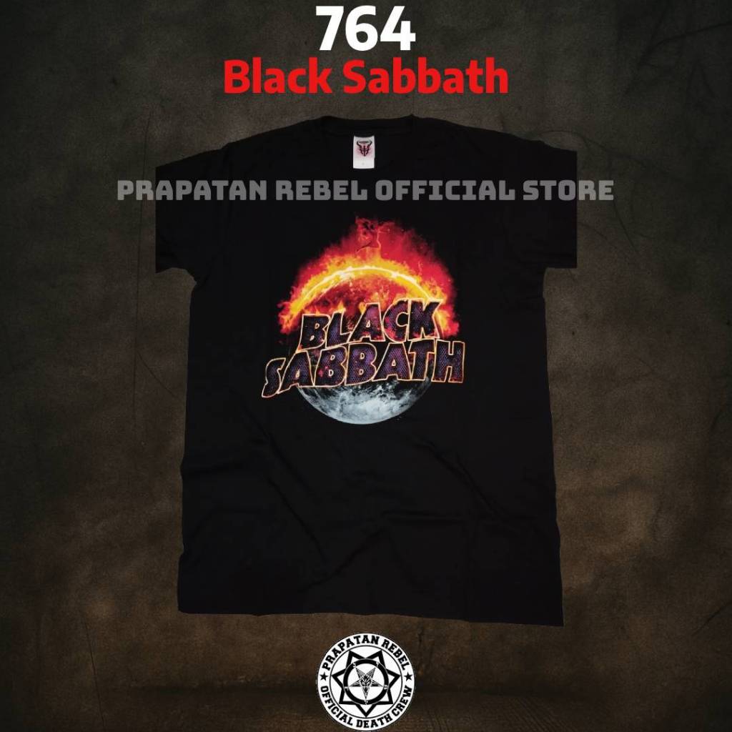 Kaos Musik Katun BLACK SABBATH – Kaos Pria Distro Metal Builtup | PRAPATAN REBEL (764)