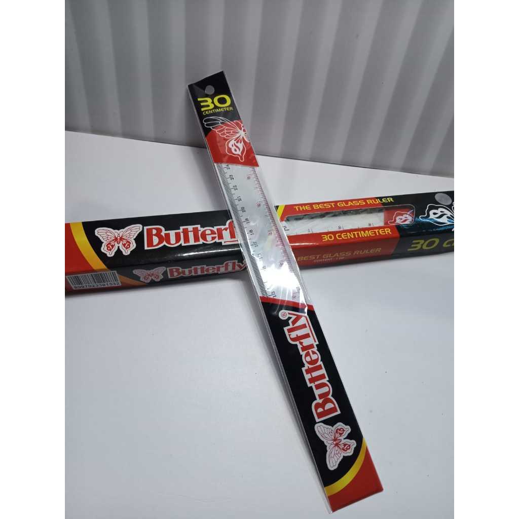

Penggaris Butterfly 30cm Plastik ecer