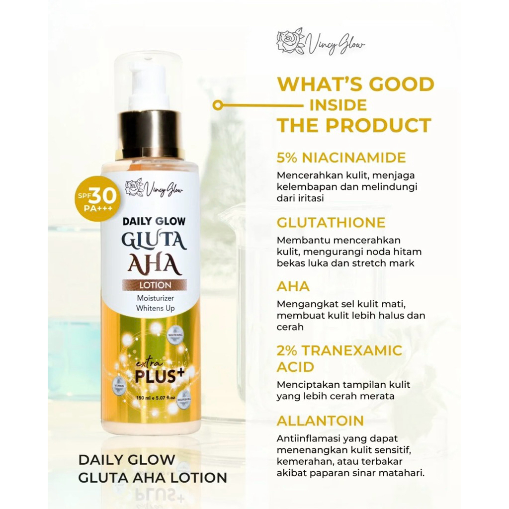 LOTION GLUTA AHA / DAILY GLOW GLUTA AHA