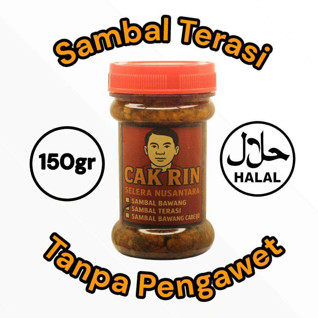 

Sambal Terasi Cak Rin | rawit merah | tanpa pengawet | pedas nagih | siap saji | asli
