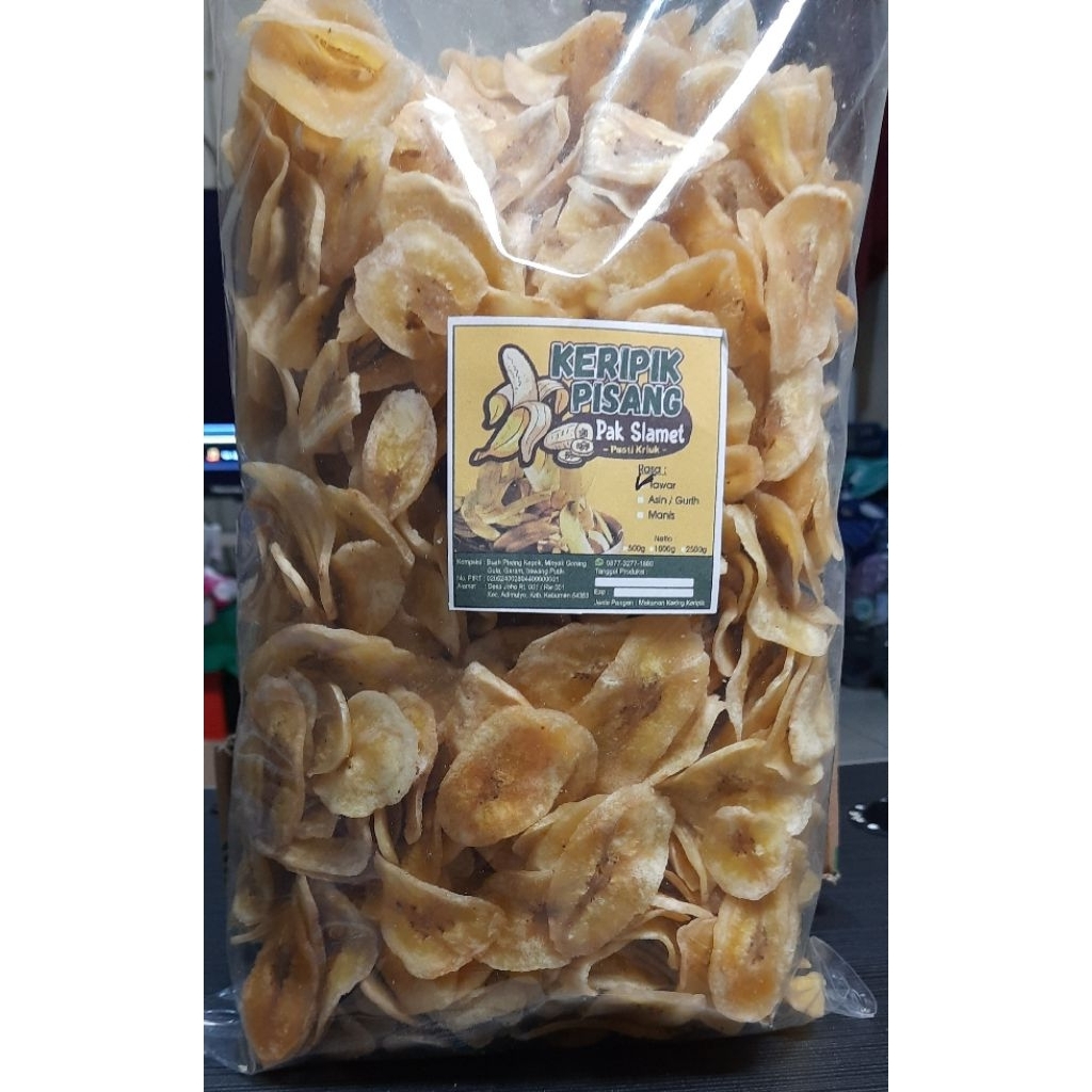 

Keripik Pisang Kepok Koin 1kg,Free packing carton, bubble wrap 2-3 Lapis & Fragile