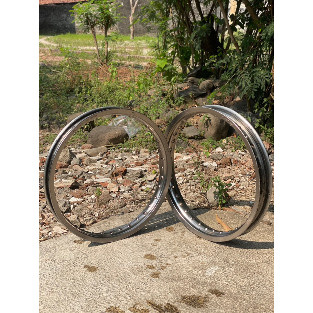Velg lingkar TK japan old (ketrikan) ukuran 160 185 ring 17 warna titanium