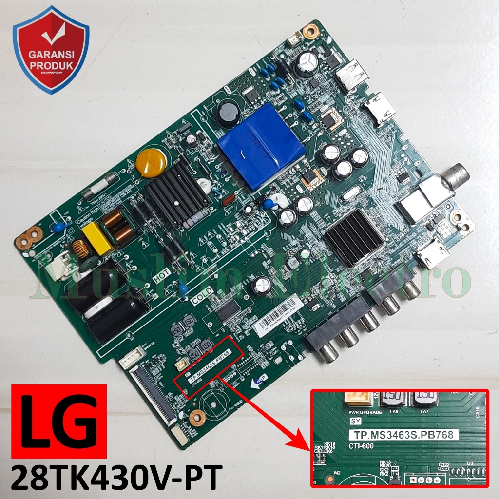 Mainboard LED TV LG 28TK430V-PT 28TK430V 28TK430