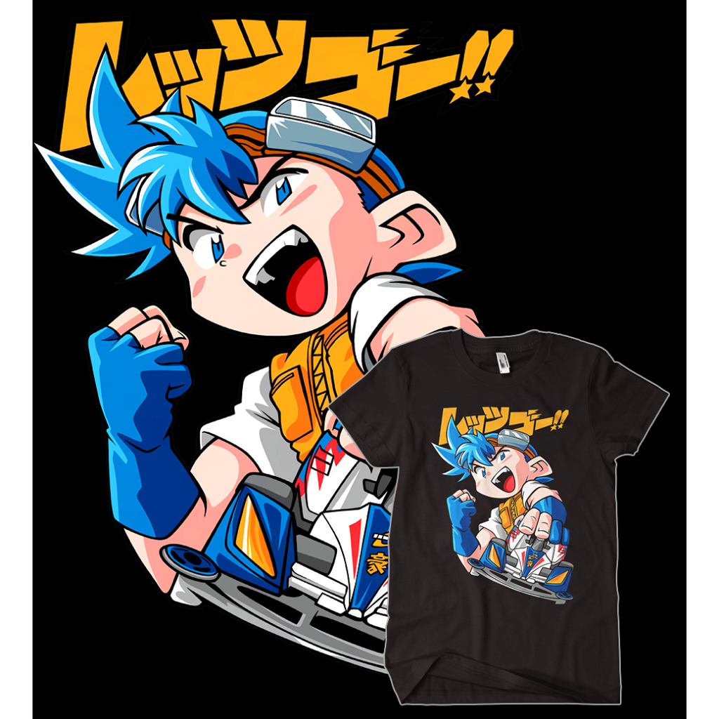 Kakaooz - Kaos Tamiya Pria Unisex Lengan Pendek Katun Premium Nyaman Dipakai - Tamiya 4WD Retro Vint