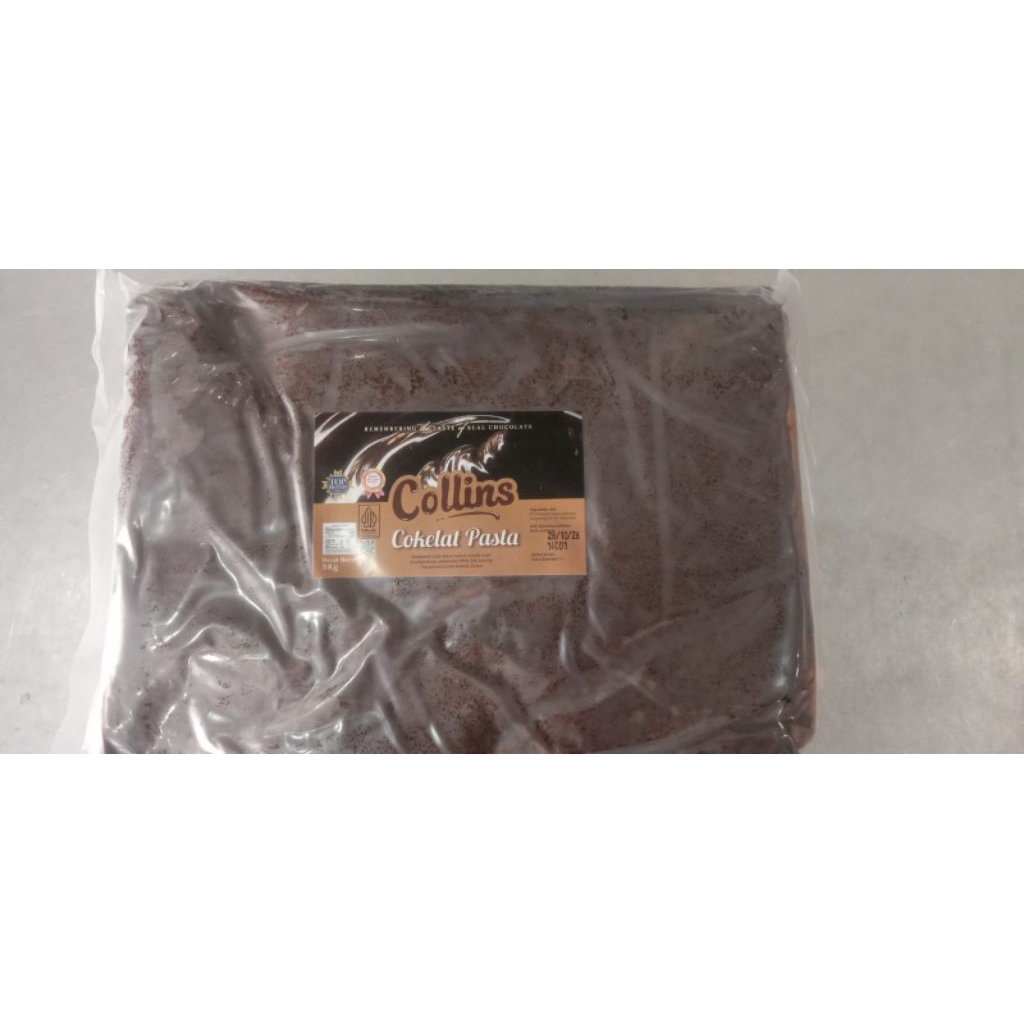 

Collins Cokelat Pasta 5 Kg – Rasa Cokelat Asli, Tekstur Lembut!