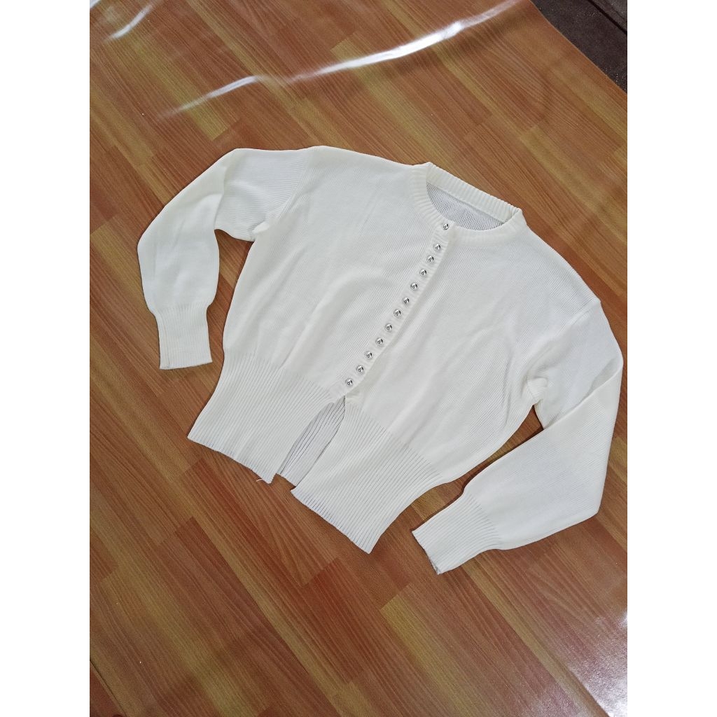 preloved cardigan 100%masih baru hectic knit wear/aijostore/ dll