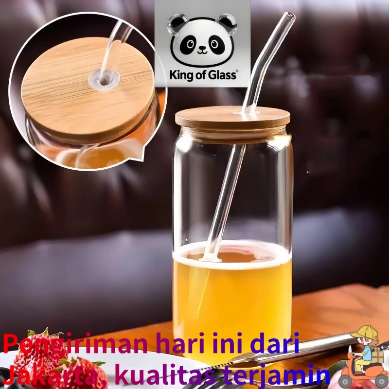 Gelas Kaca Gelas Mug / Gelas Jar Gelas Kaca Cafe Juice cola untuk rumah tangga Restoran