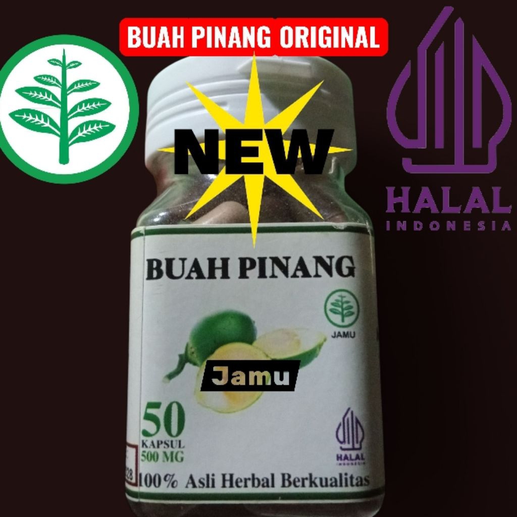 

Buah Pinang Original kemasan botol isi 50.pcs