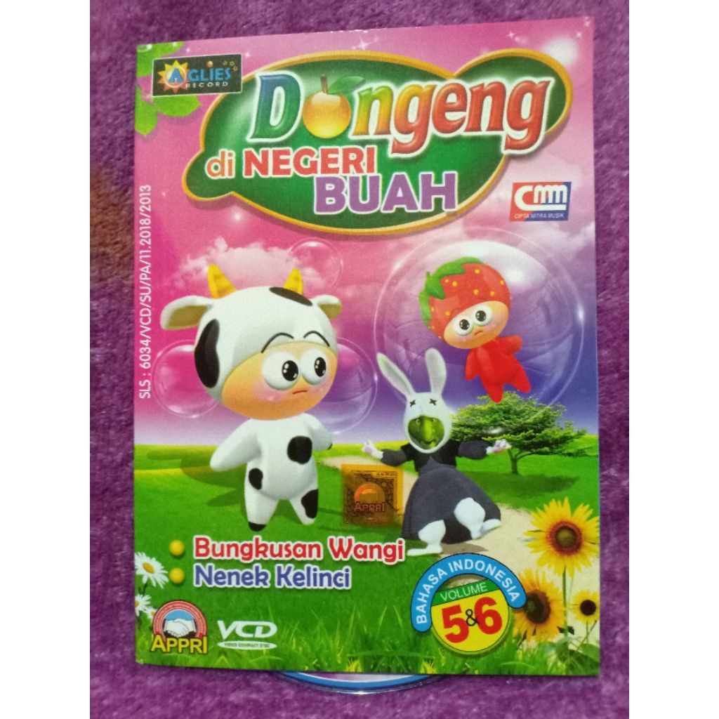 VCD ANAK DONGENG DI NEGERI BUAH VOL 5&6