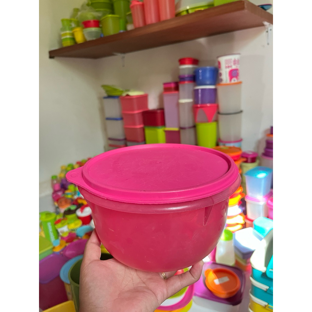 Bowl tupperware second preloved