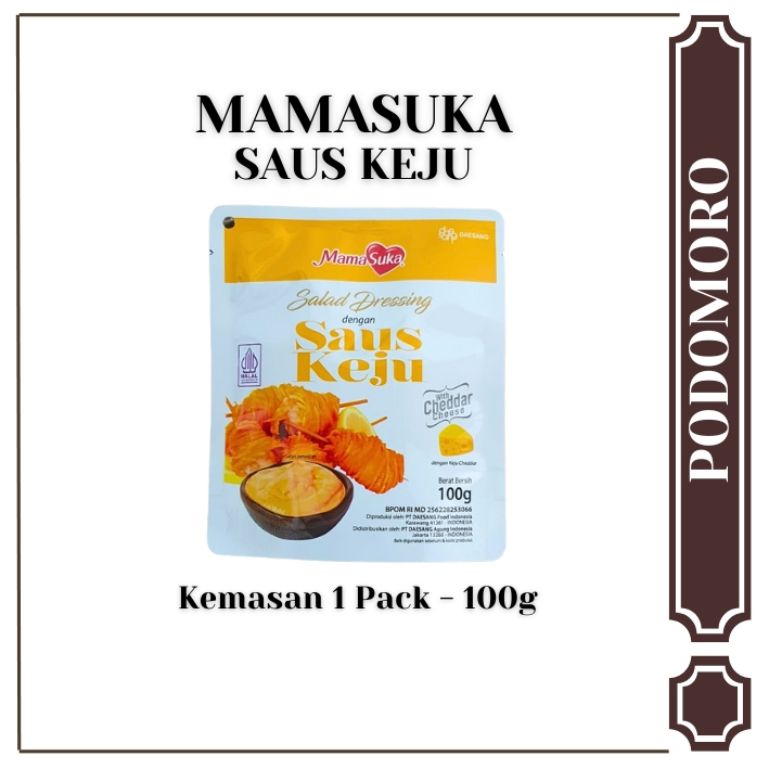 

MamaSuka Saos Keju 100g - saus cocol rasa keju