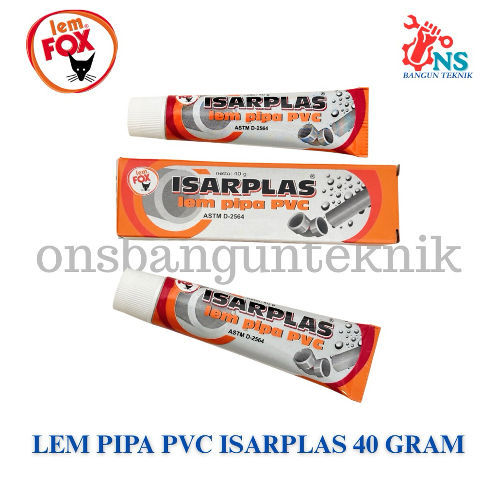 LEM PIPA PVC ISARPLAS 40 G - LEM PARALON ORIGINAL