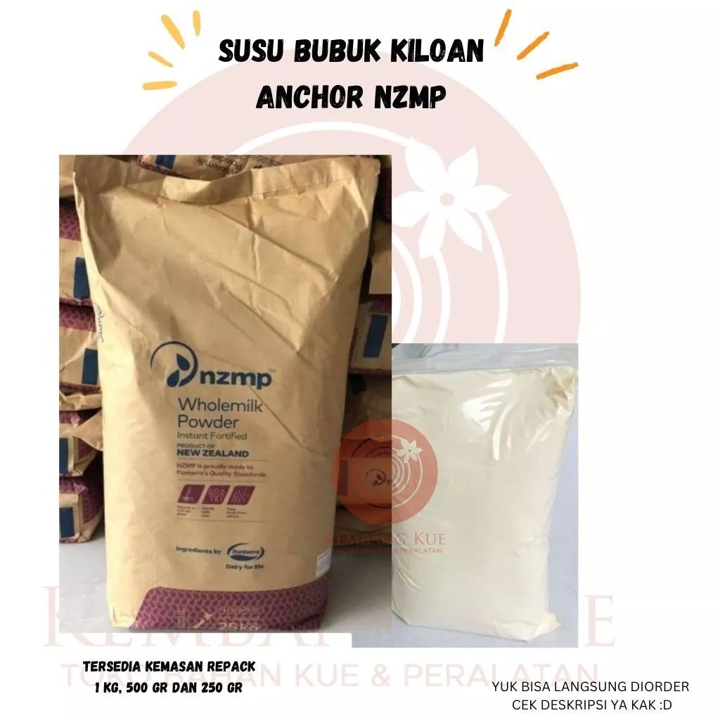 nzmp wholemilk powder ori/susu bubuk kiloan/susu bubuk repack