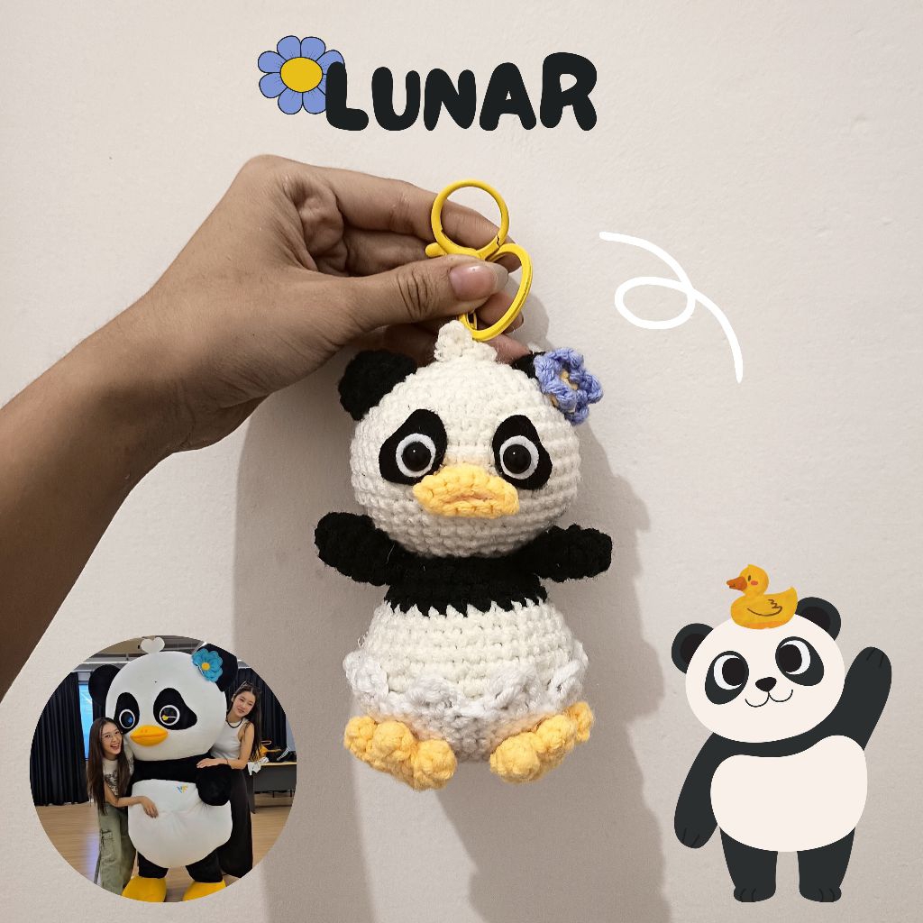 LUNAR GMMTV / GMMTV MASCOT / GMMTV / LUNAR KEYCHAIN CROCHET / AMIGURUMI